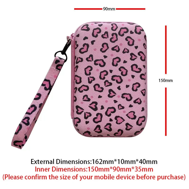Portable Game Console Carrying Case with Wrist Lanyard
