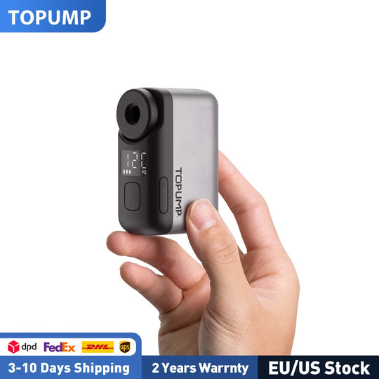 TOPUMP TB2 Pro 120 PSI Mini Electric Bike Tire Pump