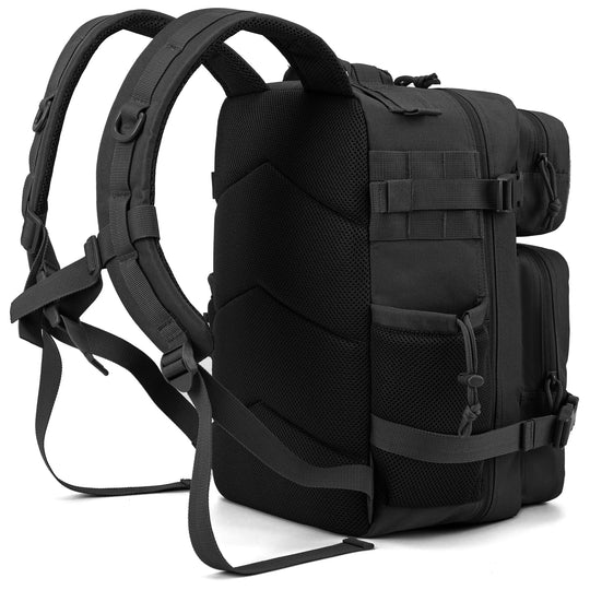 25L Tactical MOLLE Backpack with Dual Bottle Holders