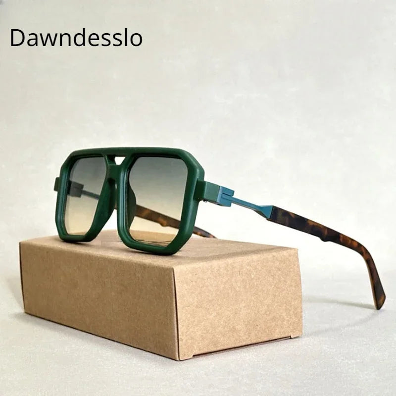 Vintage Square UV400 Fashion Sunglasses
