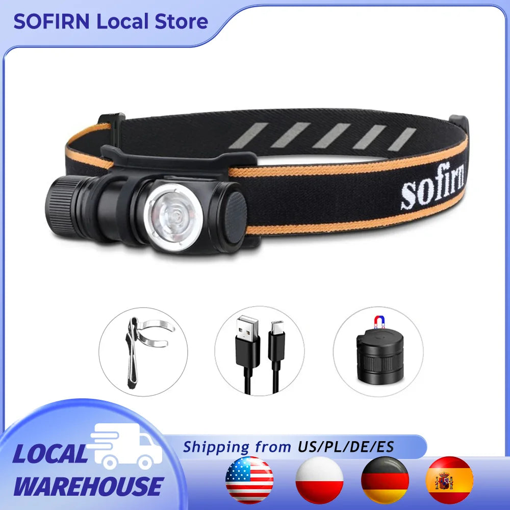 Sofirn HS10 USB-C Rechargeable Mini LED Headlamp