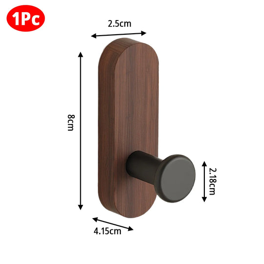 Self-Adhesive Wood Wall Hook