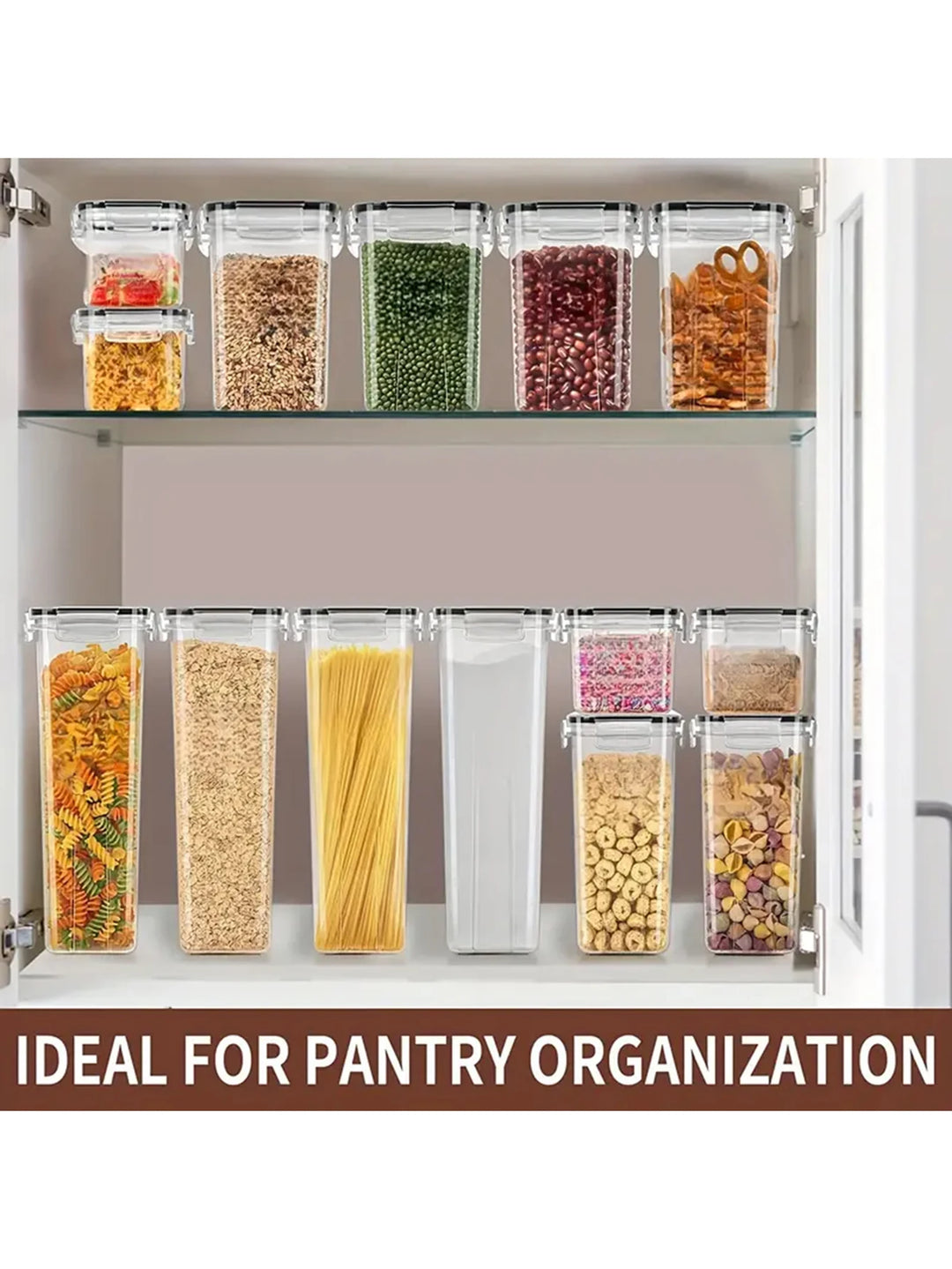 14-Piece Dry Food Storage Container Set