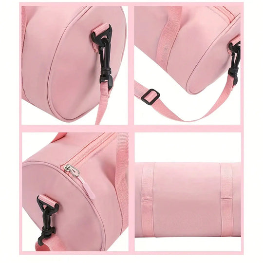 Mini Barrel Gym Duffle Bag with Shoulder Strap