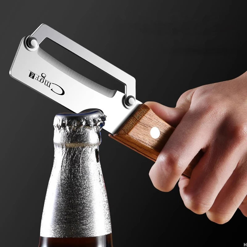Stainless Steel Vegetable Peeler with Wooden Handle