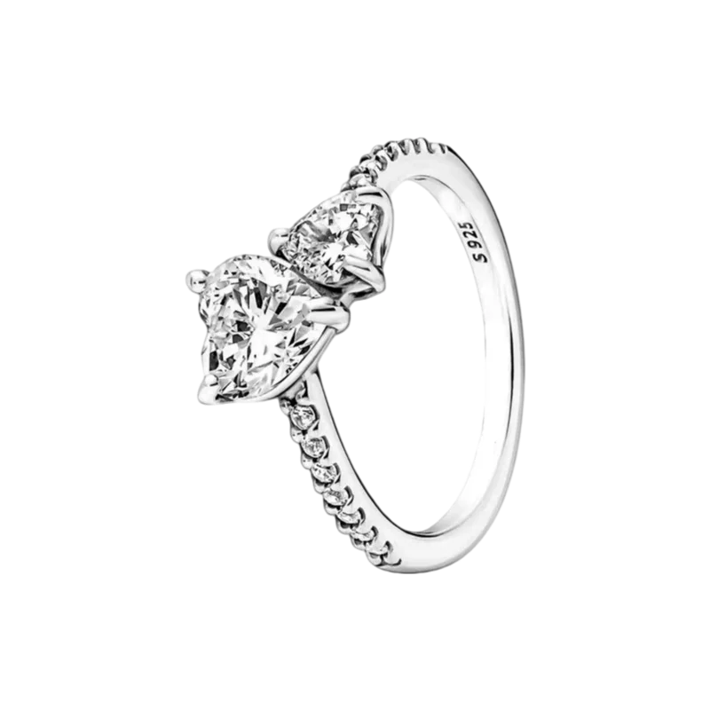 925 Sterling Silver Zircon Fashion Ring