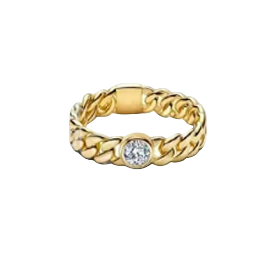 925 Sterling Silver Zircon Fashion Ring