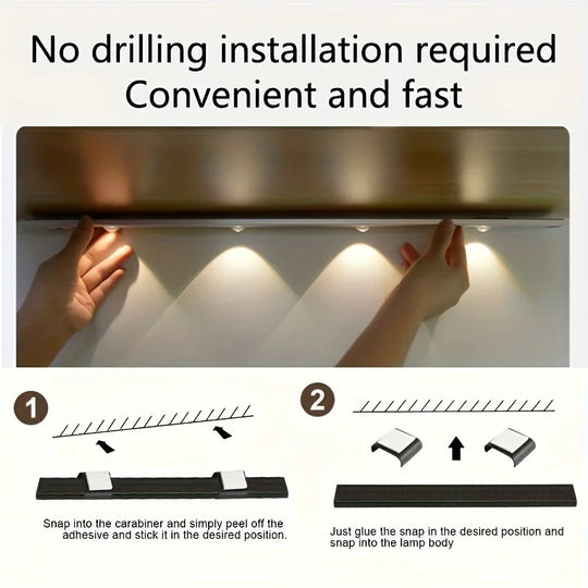 USB Rechargeable Motion Sensor LED Cabinet Light
