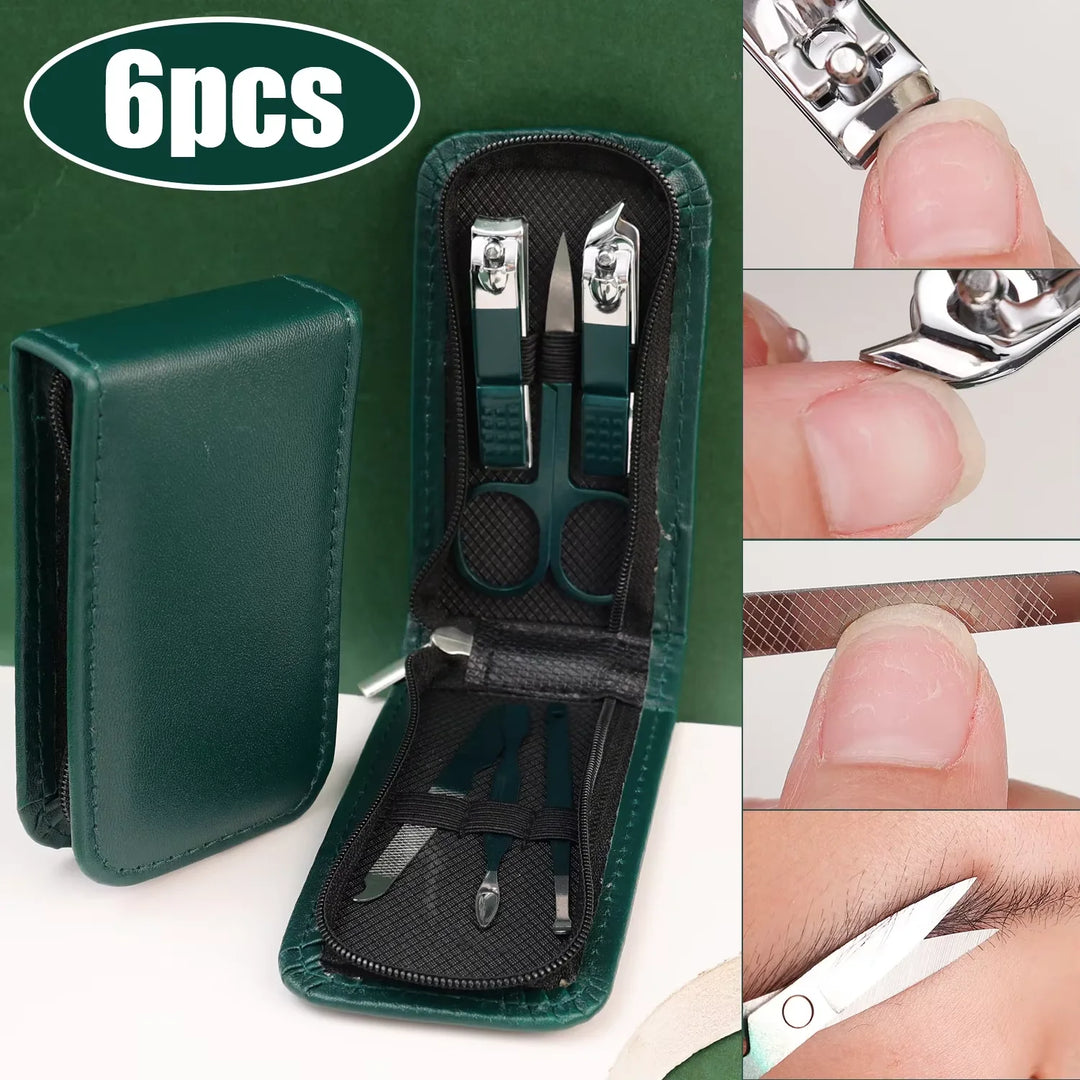 6-Piece Stainless Steel Nail Care Manicure Set