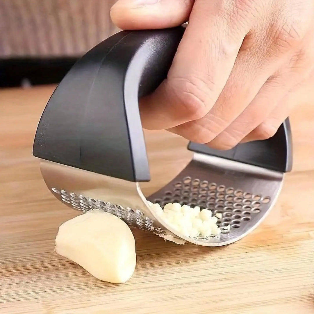 Stainless Steel Garlic Press Rocker Mincer