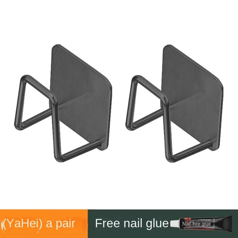 Stainless Steel Wall Mount Cutting Board &amp; Lid Holder
