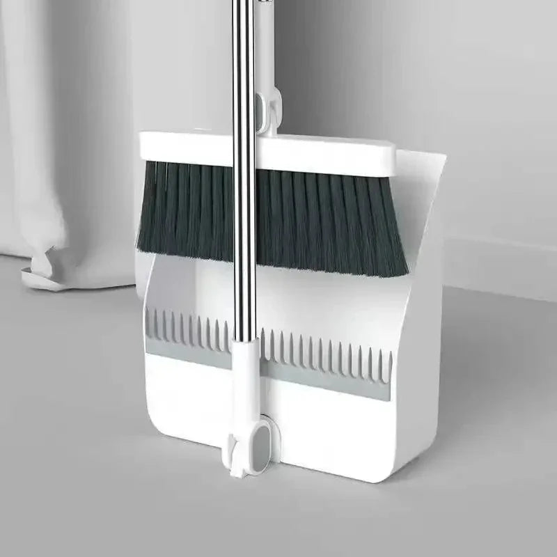 Foldable Long Handle Broom &amp; Dustpan Set