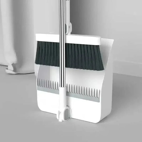 Foldable Long Handle Broom &amp; Dustpan Set