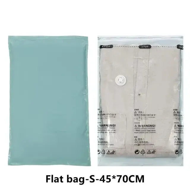 No Pump Vacuum Storage Bag for Clothes &amp; Blankets