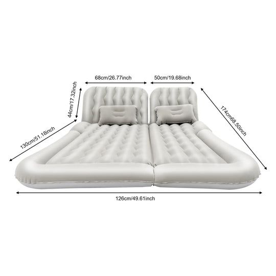 Universal Foldable Car Inflatable Air Mattress with Pump