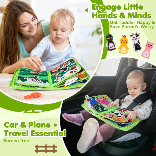 Montessori Farm Busy Book for Toddlers