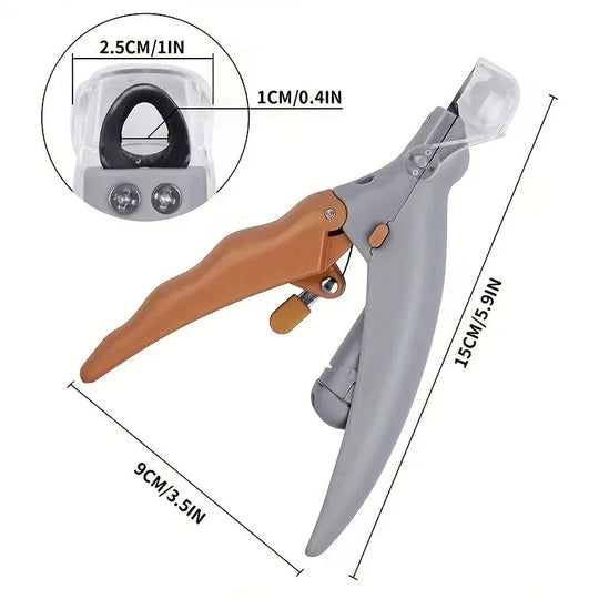 LED Pet Nail Clipper with Safety Light for Dogs &amp; Cats