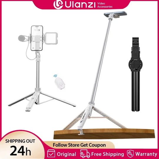 Ulanzi TT88 Magnetic Phone Tripod Selfie Stick 1.44M