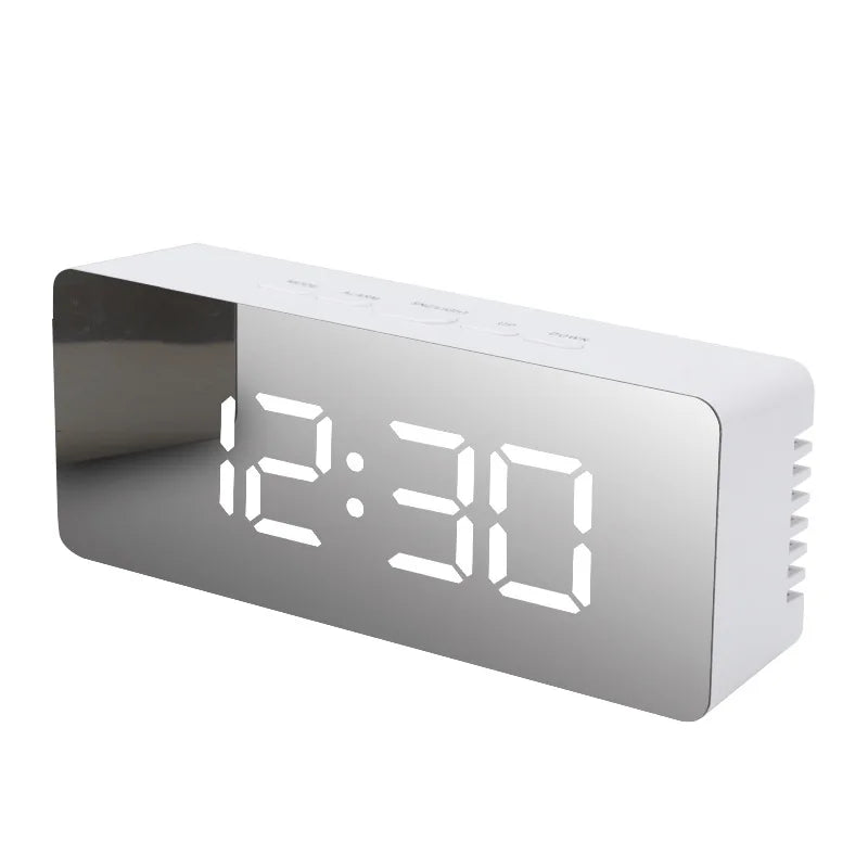 LED Digital Alarm Clock with Temperature Display