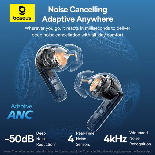 Baseus Bass BP1 Pro ANC Wireless Earbuds