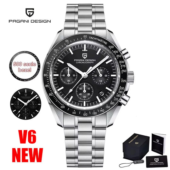PAGANI DESIGN PD-1701 VK63 Quartz Chronograph Watch