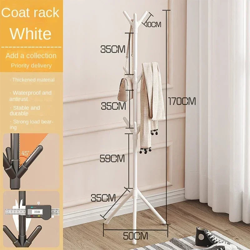 Modern Freestanding Coat Rack with 9 Hooks