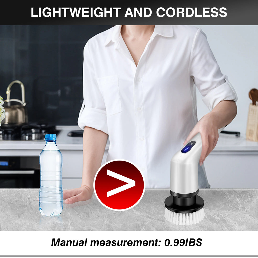 DayPlus Cordless Electric Spin Scrubber 10-in-1 Cleaning Brush