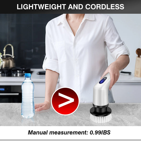 DayPlus Cordless Electric Spin Scrubber 10-in-1 Cleaning Brush