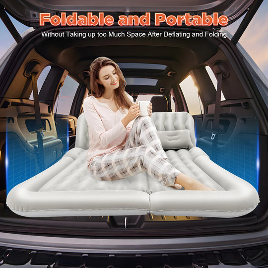 SUV Inflatable Car Mattress with Air Pump for Camping