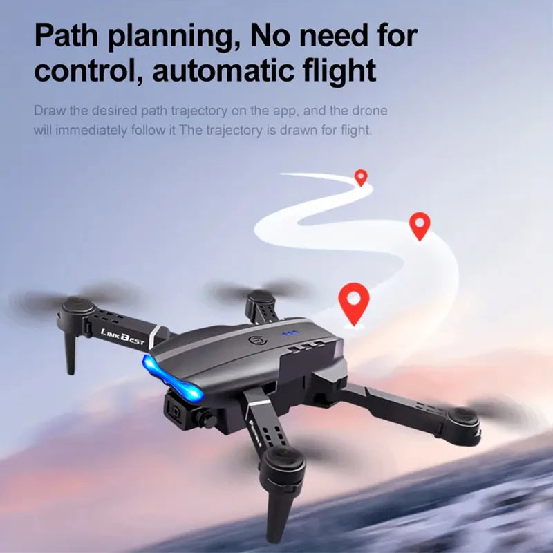Foldable Dual Camera FPV Drone with Optical Flow Hover