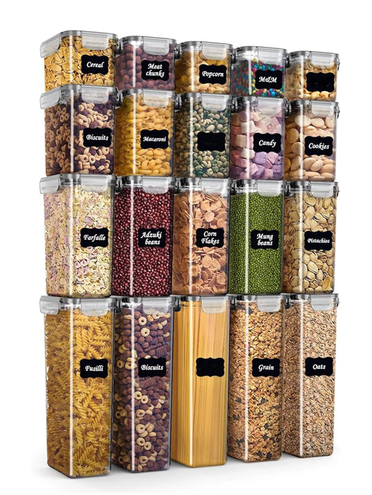 24-Piece Dry Food Storage Container Set