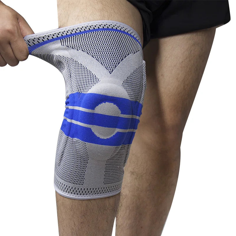 Medical Knee Compression Sleeve with Patella Gel Pad &amp; Side Stabilizers