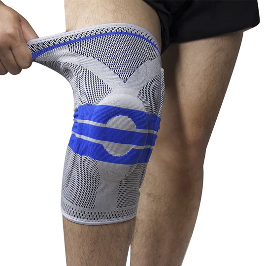 Medical Knee Compression Sleeve with Patella Gel Pad &amp; Side Stabilizers