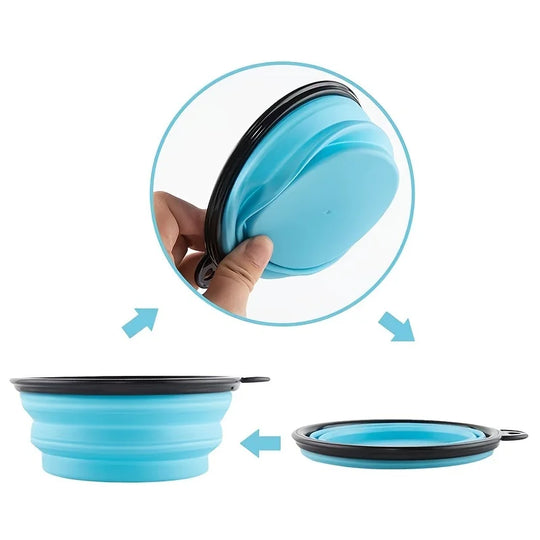 Collapsible Portable TPR Pet Travel Bowl