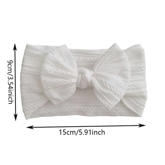 Baby Nylon Bow Headband Soft Stretch Hair Band