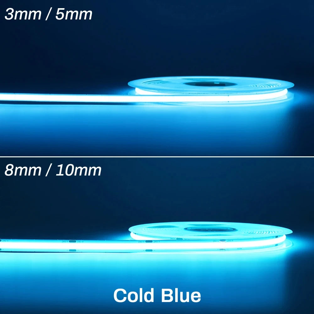 COB LED Strip Light 12V/24V Flexible Tape Light