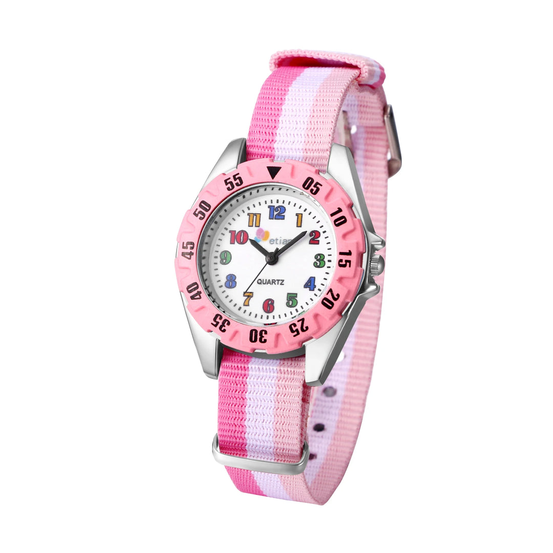Lancardo Rainbow Kids Quartz Watch with Nylon Strap