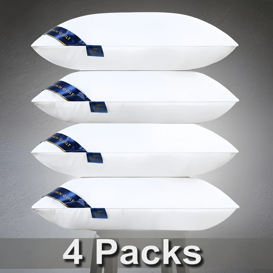 Luxury Memory Foam Bed Pillow – 100% Cotton Cover