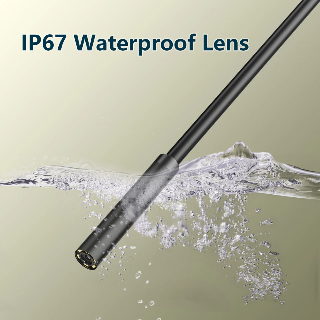USB-C Endoscope Camera with 6 LED Lights IP67 Waterproof