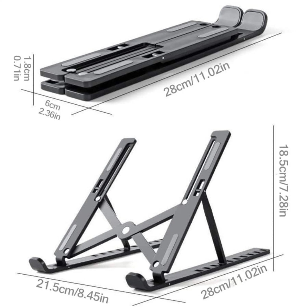 Adjustable Foldable Laptop Stand for Laptops &amp; Tablets