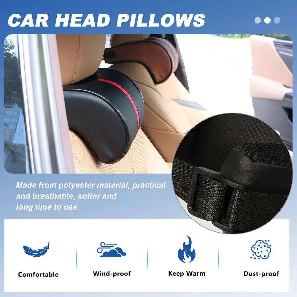 Adjustable Memory Foam Car Neck Headrest Pillow