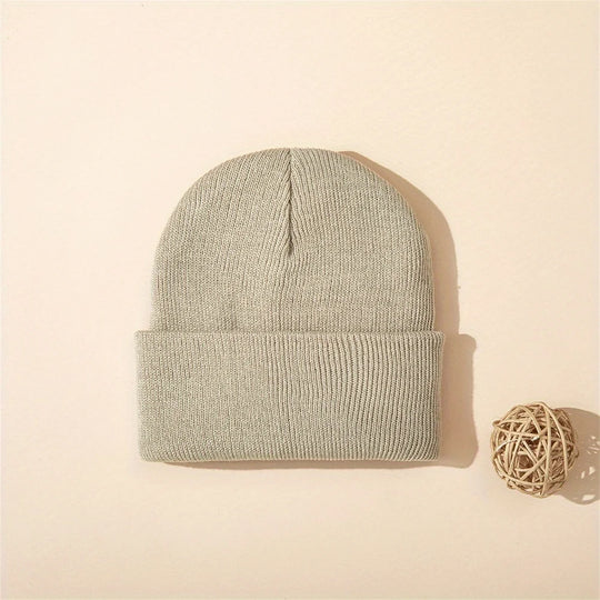 4-Piece Baby Knit Cuffed Beanie Set