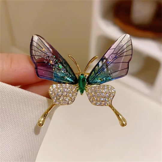 Luxury Butterfly Brooch Pin for Clothing &amp; Bags