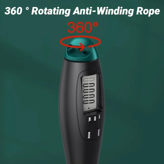 Counting Jump Rope with Electronic Counter Adjustable Steel Cable