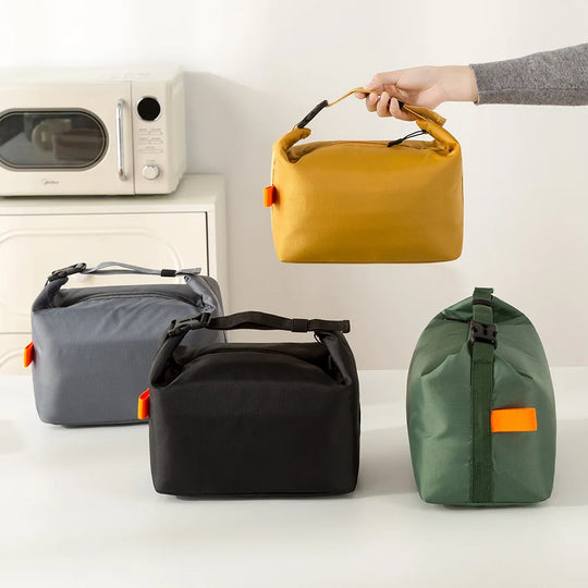 Insulated Oxford Cloth Lunch Bag with Aluminum Foil Lining