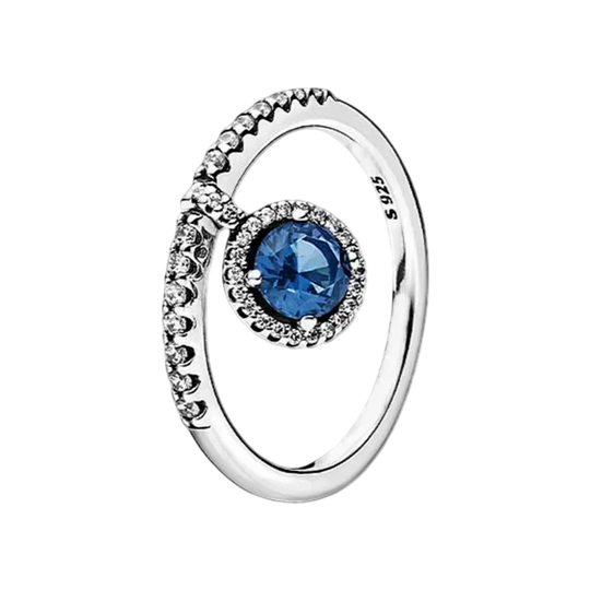 925 Sterling Silver Zircon Fashion Ring