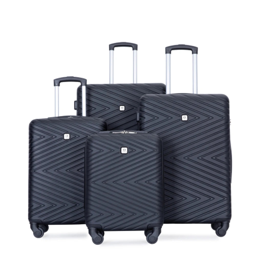 4-Piece ABS Hardside Luggage Set with TSA Lock &amp; Spinner Wheels