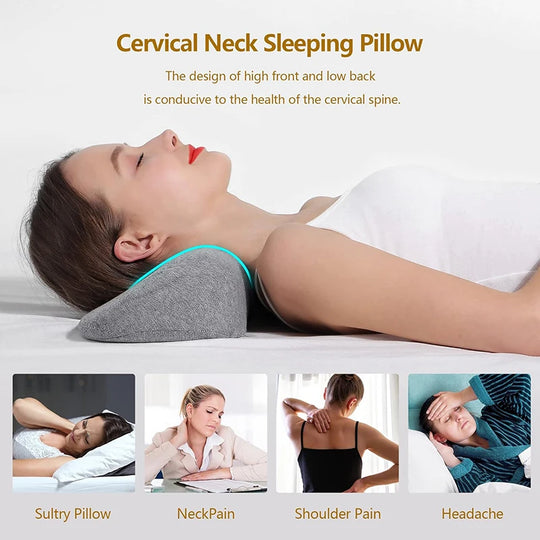Memory Foam Cervical Neck Support Pillow