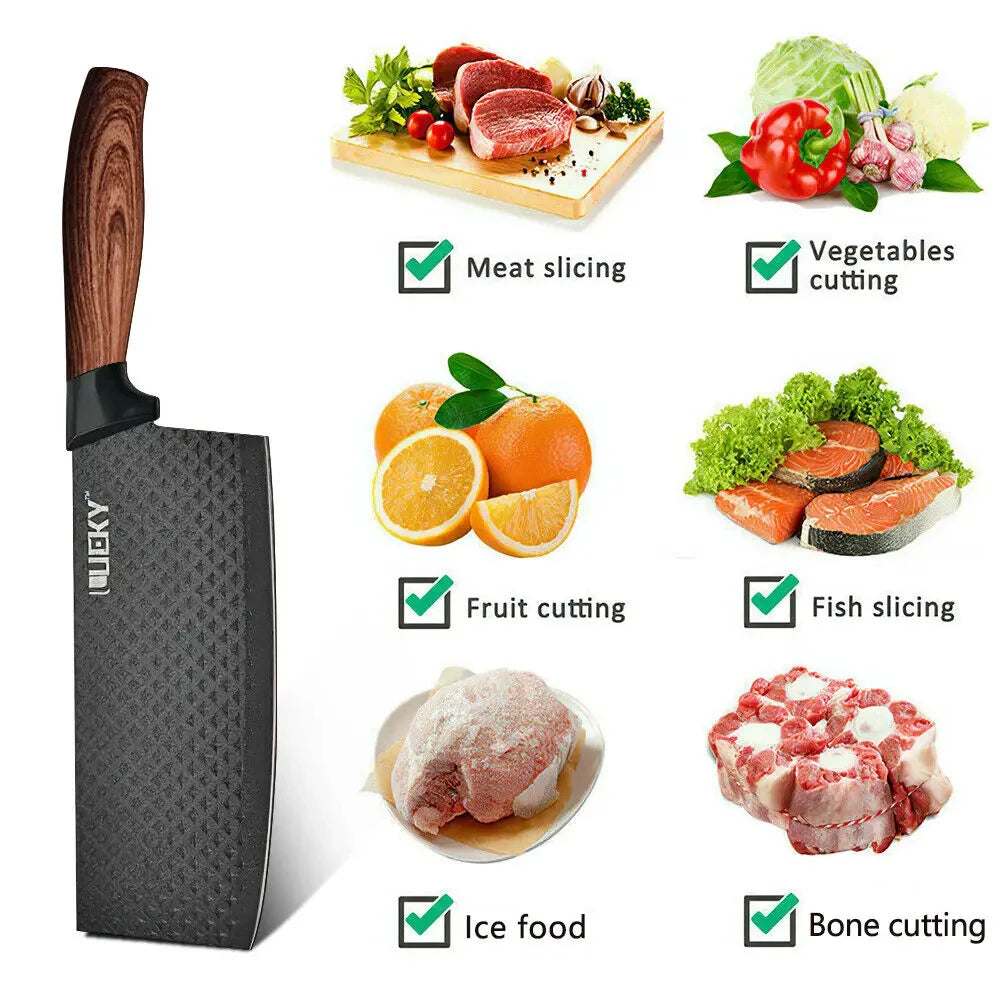 6-Piece Stainless Steel Kitchen Knife &amp; Tool Set