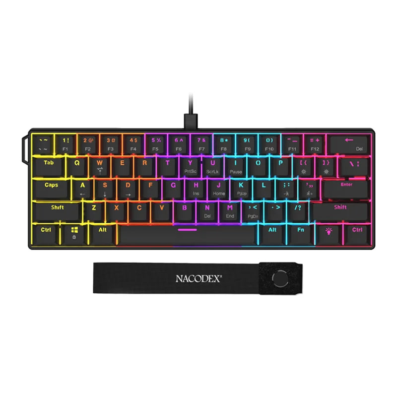 AJAZZ NK61 61-Key Wired RGB Mechanical Keyboard
